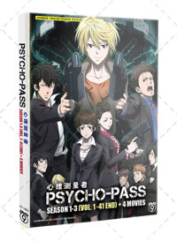 Psycho-Pass Season 1-3 + 4Movies Anime DVD (2012~2019) Complete Box Set English Dub