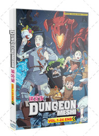 Dungeon Meshi Anime DVD (2024) Complete Box Set English Dub