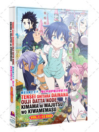 Tensei shitara Dainana Ouji Datta node, Kimama ni Majutsu wo Kiwamemasu Anime DVD (2024) Complete Box Set English Dub