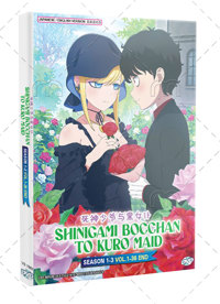 Shinigami Bocchan to Kuro Maid Season 1+3 Anime DVD (2021-2023) Complete Box Set English Dub