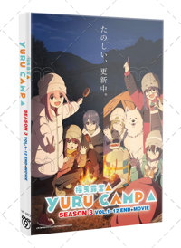 Yuru Camp△ Season 3 Anime DVD (2024) Complete Box Set English Dub