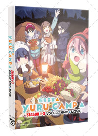 Yuru Camp△ Season 1+3 Anime DVD (2018-2024) Complete Box Set English Dub