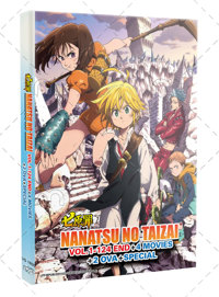 Nanatsu no Taizai TV 1-124 End + 4 Movie + 2OVA + Special Anime DVD (2021-2024) Complete Box Set English Dub