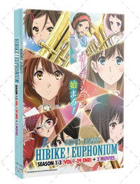 Hibike! Euphonium Season 1-3+3 Movies Anime DVD (2015-2024) Complete Box Set English Sub