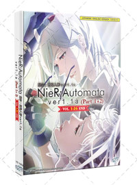 NieR:Automata Ver1.1a Part 1+ Part 2 Anime DVD (2023-2024) Complete Box Set English Dub