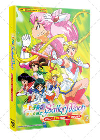 Sailor Moon Vol 1-239 + 7 Movies Anime DVD Complete Box Set English Dub