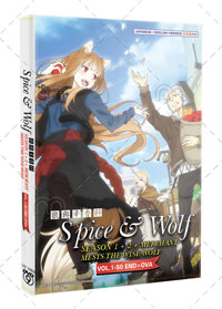 Spice and Wolf Season 1+2 +Merchant Meets the Wise Wolf Anime DVD (2008-2023) Complete Box Set English Dub