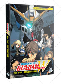 Mobile Suit Gundam Wing + Movie Endless Waltz Anime DVD (1996) Complete Box Set English Dub