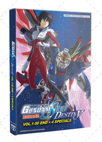 Mobile Suit Gundam SEED Destiny + 4 Specials Anime DVD (2004-2005) Complete Box Set English Dub