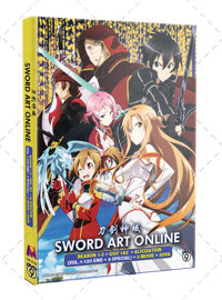 Sword Art Online Season 1-3 + GGO 1&2 + ... Anime DVD (2024) Complete Box Set English Dub