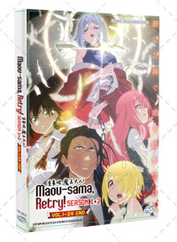 Maou-sama, Retry! Season 1+2 Anime DVD (2024) Complete Box Set English Dub