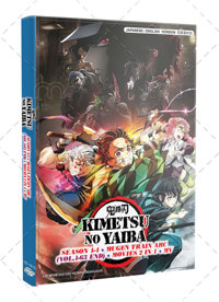 Kimetsu no Yaiba Season 1-4 + MUGEN TRAI... Anime DVD (2019-2024) Complete Box Set English Dub