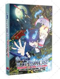 Blue Exorcist Season 1-4 +KURO'S TRIP AWAY FROM HOME + 10 Bonus +OVA+Movie Anime DVD (2011-2024) Complete Box Set English Dub