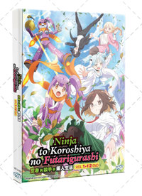 Ninja to Koroshiya no Futarigurashi Anime DVD (2025) Complete Box Set English Sub