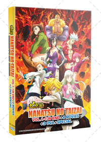 Nanatsu no Taizai TV 1-136 End + 4 Movie + 2OVA + Special Anime DVD (2021-2024) Complete Box Set English Dub