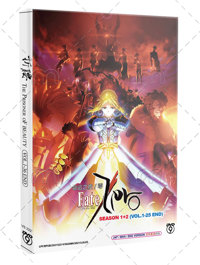 Fate Zero Season 1&plus;2 Anime DVD (2011~2012) Complete Box Set English Dub