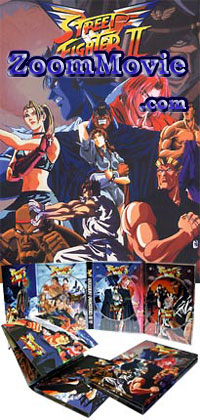 Street Fighter II V Complete TV Series (English Dubbed) Anime DVD (1995) Complete Box Set English Sub