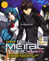 Full Metal Panic Anime DVD (2002~2005) Complete Box Set English Dub